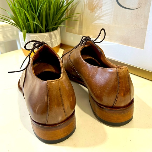Full Spanish Leather Steve Harvey Couture Oxfords - Size 9 main image 4